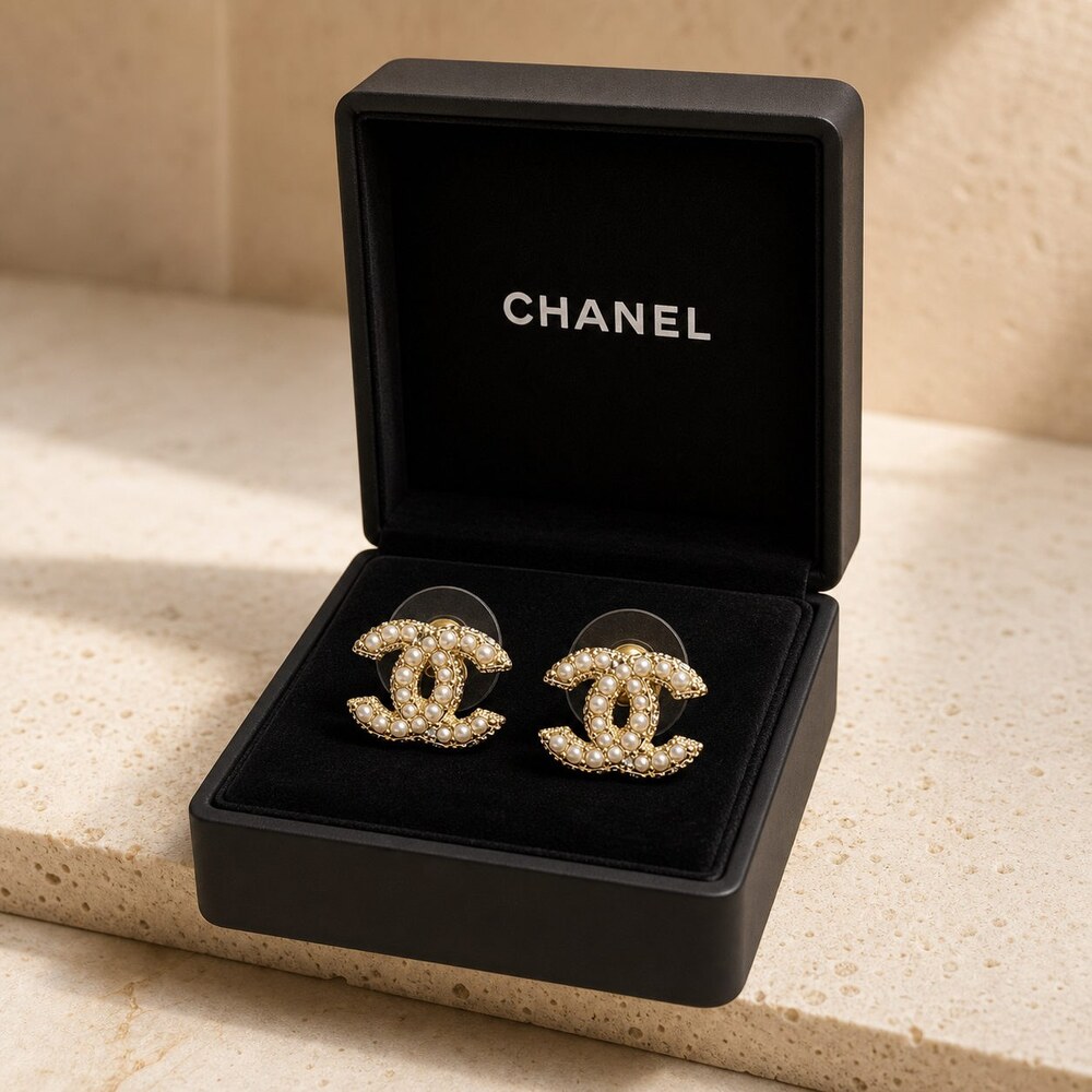 CHANEL Classic Parisian Earrings Style 40 | New with Box - Picture 7 of 9